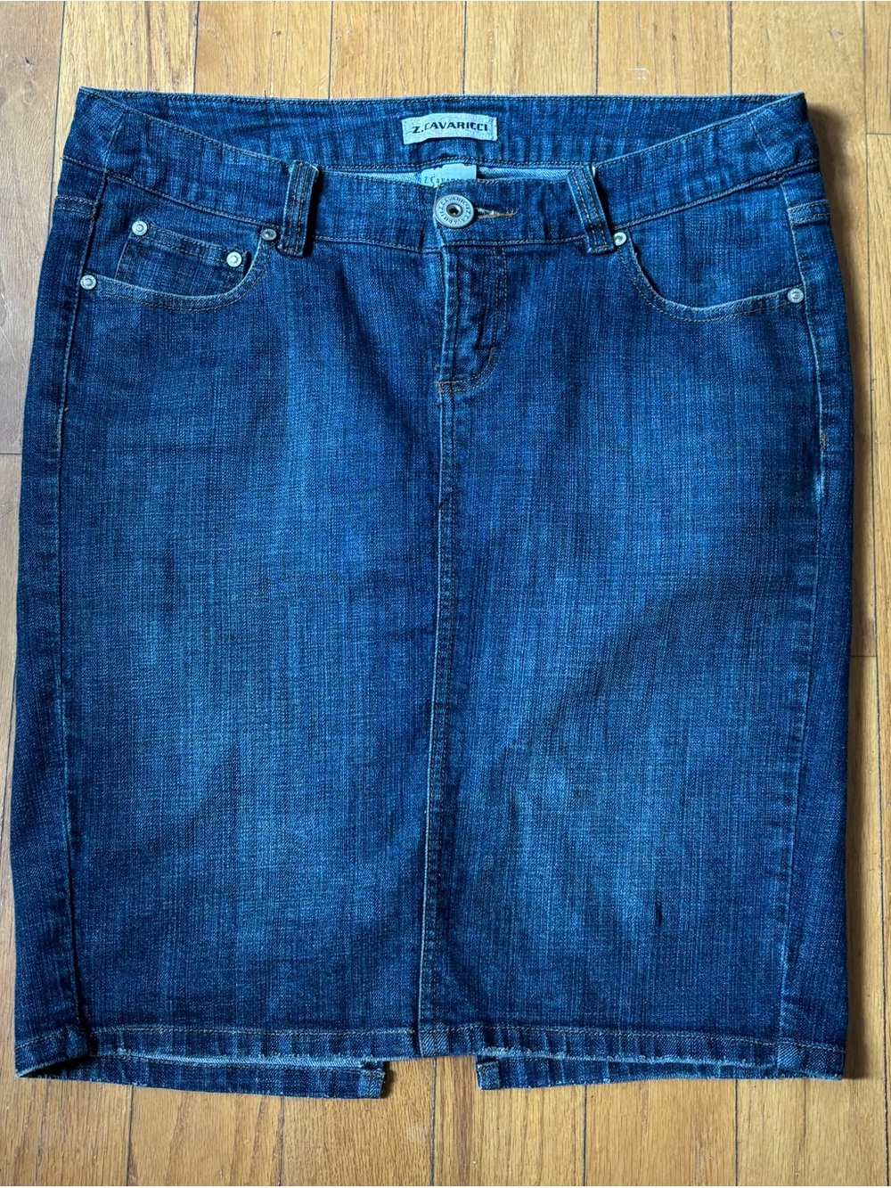 Z. Cavaricci Y2K Denim Pencil Skirt Size 12